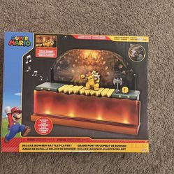 Deluxe Bowser Playset Super Mario Brothers 