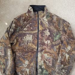 Cabela's Camouflage Lined Jacket Mens Large