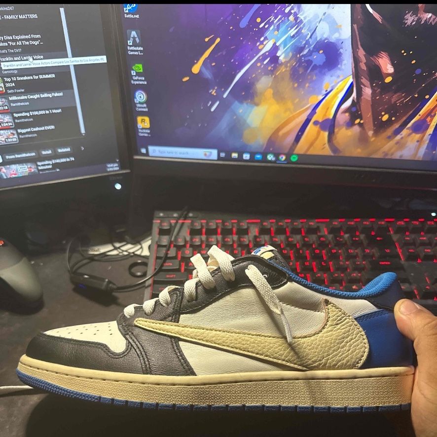 Air Jordan 1 Travis Scott low “Fragment”