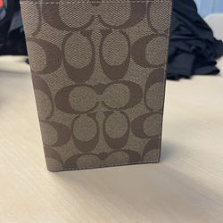 Coach Passport Holder