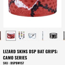 Lizard Skins DSP “Crimson Camo” Bat Grip