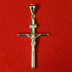 14kt Gold Cross Pendant 