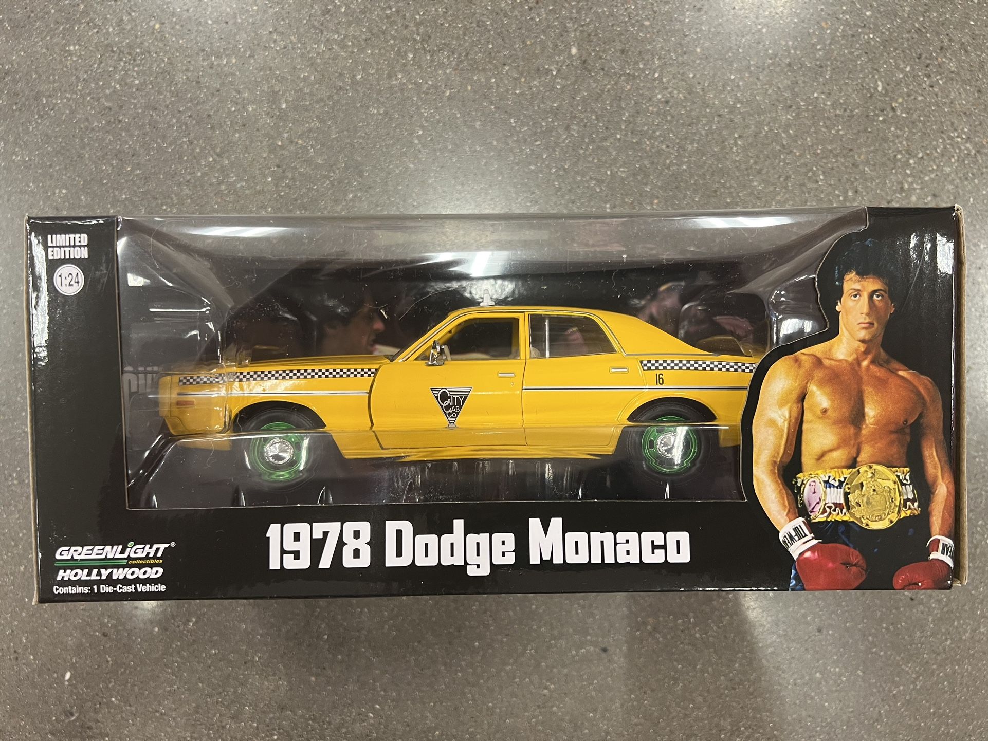 Greenlight Rocky III 1978 Dodge Monaco GREENIE CHASE !! 1/24 Scale Boxing Hot Wheels STH