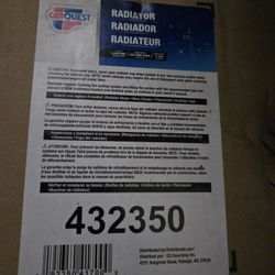 2001-2005 Gmc Sierra Radiator Brand New