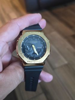 🔥 BRAND NEW Casio G-Shock GM-2100 Gold & Black "CasiOak" 🔥