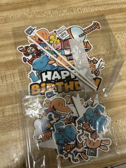 Dog Man Cake & Cupcake Topper