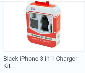 Iphone 3 in one charger 5/6/7 and above