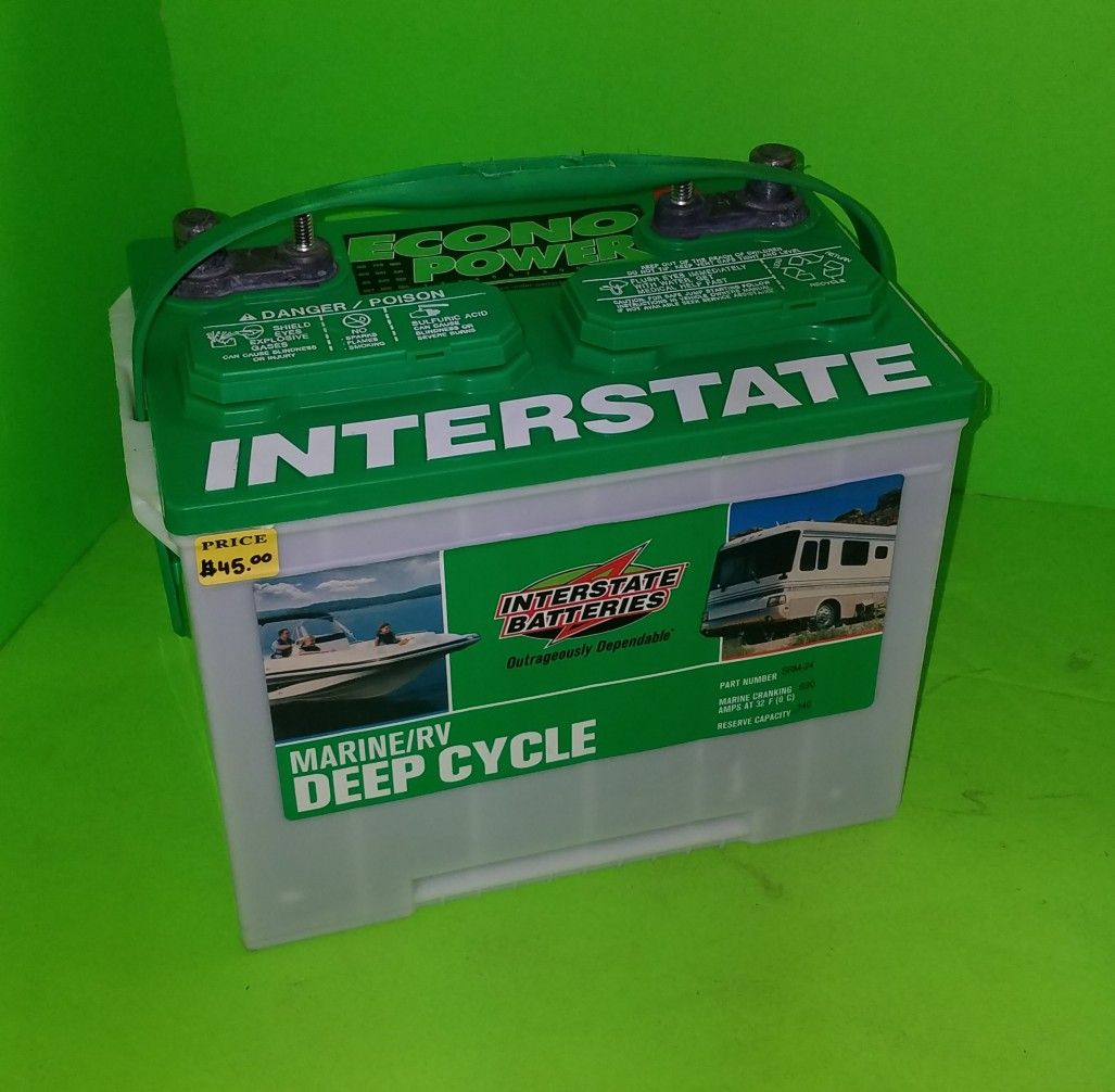 ▪RV & Deep Cycle Marine Batteries▪$45 w/exchange▪#WeDeliver
