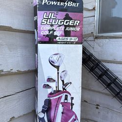 Power bilt golf clubs age 9-12