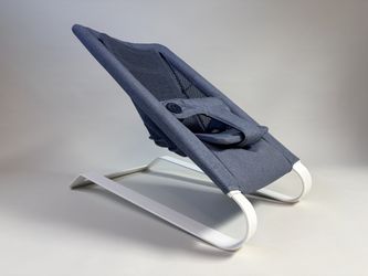Bombol 3D knit bouncer (denim) - $35