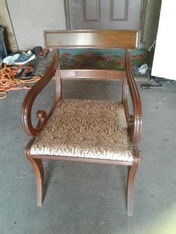 Sturdy all wood chair