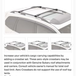 Subaru Cross Bars 