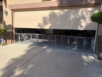Puppy gate, garage door