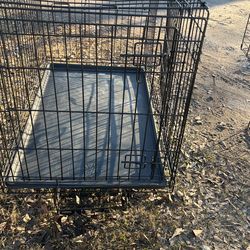 Vendo Jaula Para Perro 36 Pulgadas De Largo 24 De Alto  22 De Ancho