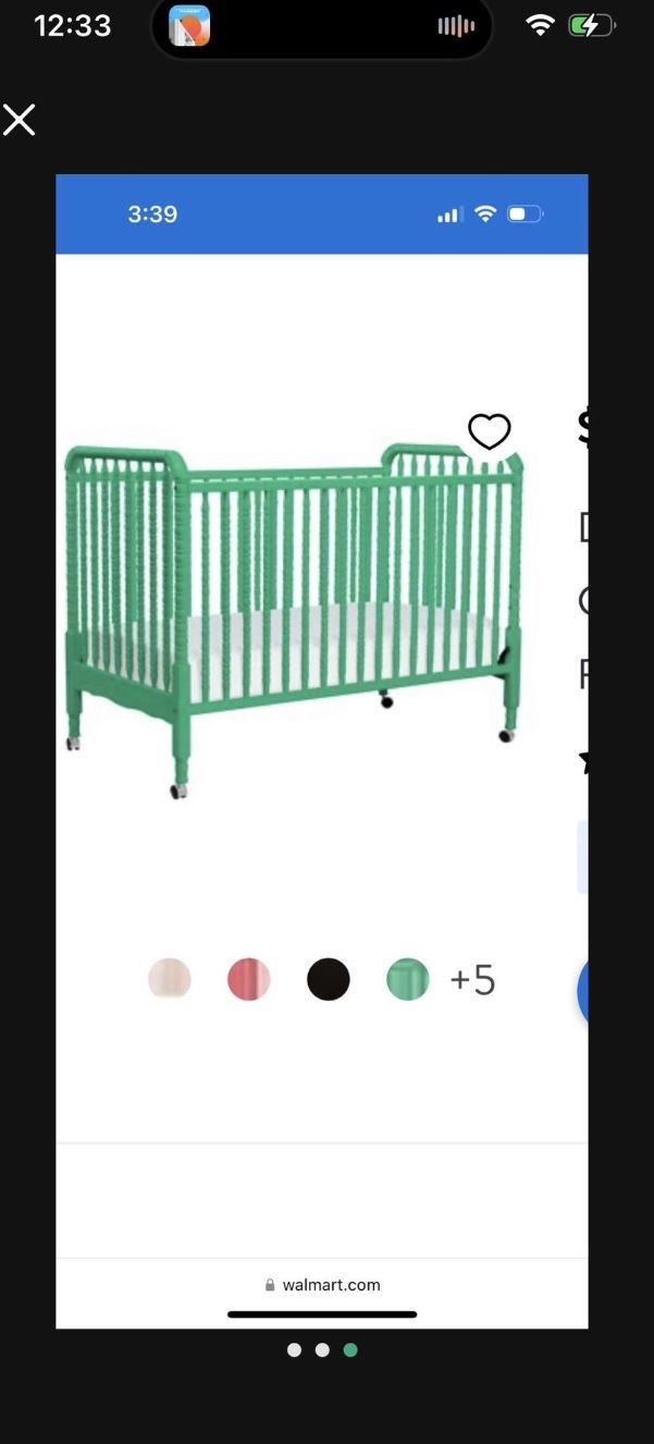 New Mattress And Crib