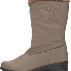NEW SZ 9 Wide totes Women Nicole Insulated Waterproof Snow Winter Boots Zipper

Color: Taupe Wide Calf