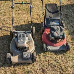 Two Lawn Mowers For Sale