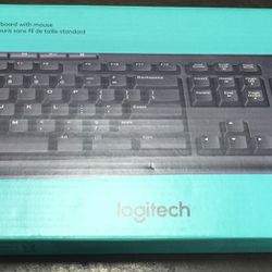 Logitech Wireless Combo Wireless Mouse and Wirless Keyboard NEW in the box Great Christmas Gift