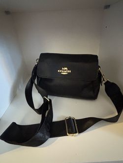 Soft leather coach  crossbody