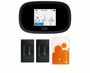 AT&T Wireless Hotspot Pocket WiFi 4G LTE MiFi 8000, Free VPN Mobile Hotspot for Travel, 4G Mobile Portable WiFi, Unlocked Globally, Near 5G Speed up t