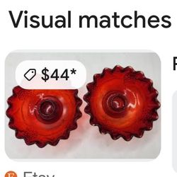 Red 🔥 Candle Holder Set