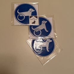 3 Handicap Dog Patches 