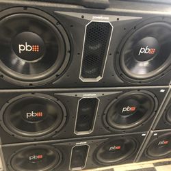 Powerbass Dual 12 Inch Ported Subwoofer 