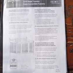 Stork Craft Tuscany Convertible Crib - Parts