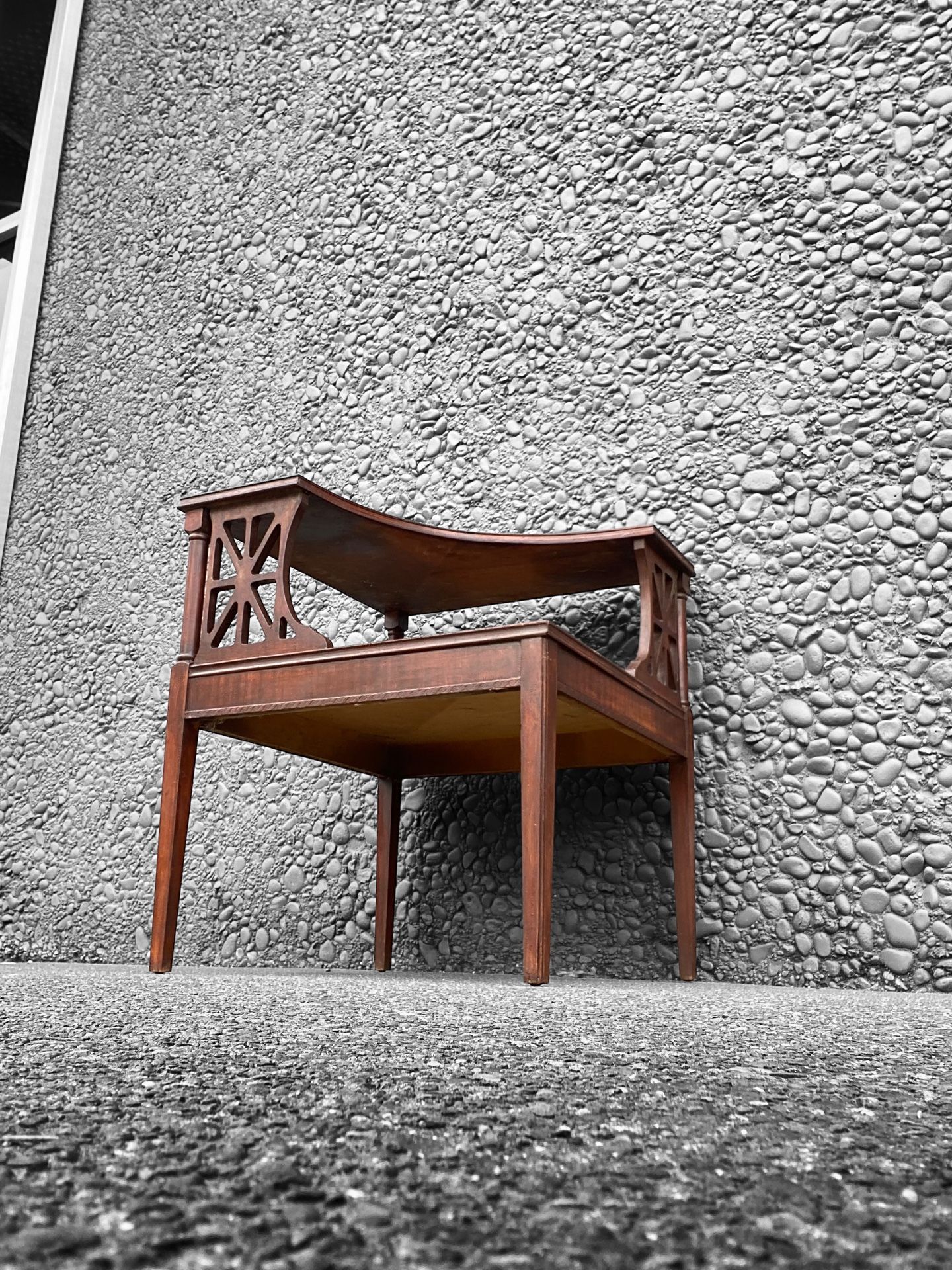 Cute MCM Solid Wood Side Table