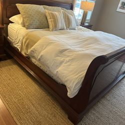King Size Bed Frame And Two Night Stands