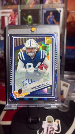 Tyler Warren Donruss The Rookies Auto Card/299