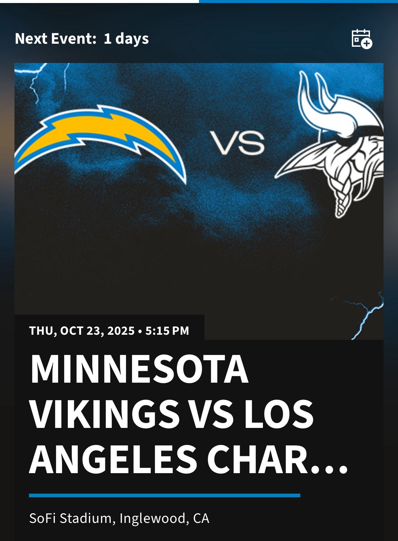 Los Angeles Chargers Vs Vikings