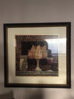 Wine Picture w/ Frame