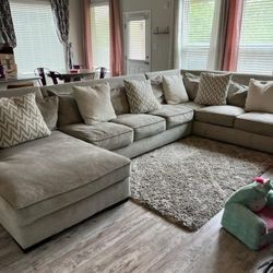 Huge Sectional  161"W x 84"D x 27"H