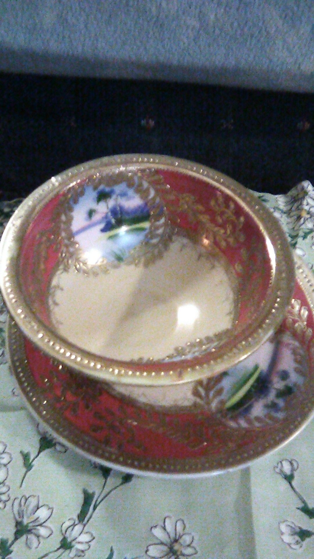 Vintage Soup Bowl and Saucer