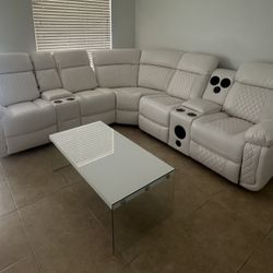 WHITE Coffee Table - Mesita De Centro Blanca 