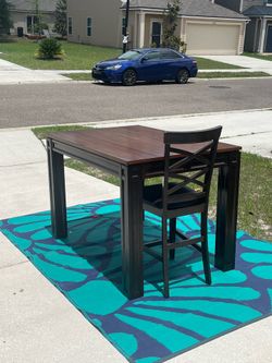 Wood Table w/ 3 chairs