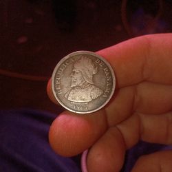 1904 Panama Currency Extreamly Rare 90% Silver 