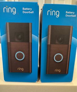 Ring Battery Doorbell/ Venetian Bronze.