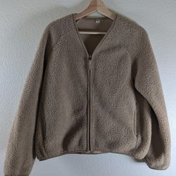 Uniqlo Small Beige Sherpa Jacket
