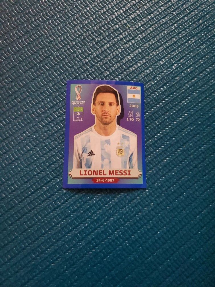 Lionel Messi Blue Parallel