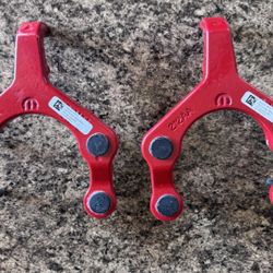 Jeep JLU / Mopar Tow Hooks, Front Rubicon Red