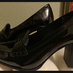 Michael Kors (Patent Leather) Thick Heel Excellent Quality (bought Wrong Size)
