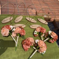 Wedding Bouquets/ Floral Hoops