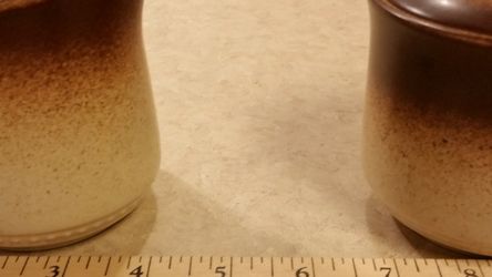 VINTAGE Arita Country Kitchen "Nutmeg" Creamer & Sugar Bowl w/ lid