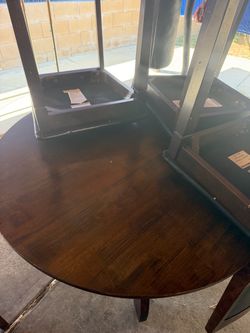Dining table with chairs