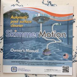 Automatic Pool Surface Cleaner - Energy Efficient Suction Skimmer, Made in USA
