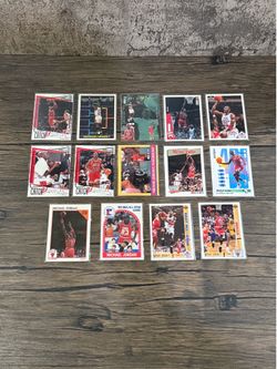 Lot of 14 Michael Jordan Basketball Cards NBA Hoops Upper Deck Sky Box 90s vintage rare