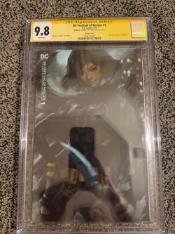 CGC 9.8 SS DC Festival of Heroes #1 Autographed Signed by Stanley Artgerm Lau Art
