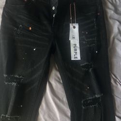 Purple jeans 